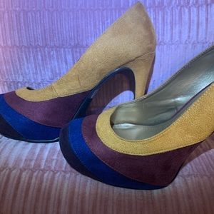 paprika Multicolored pumps